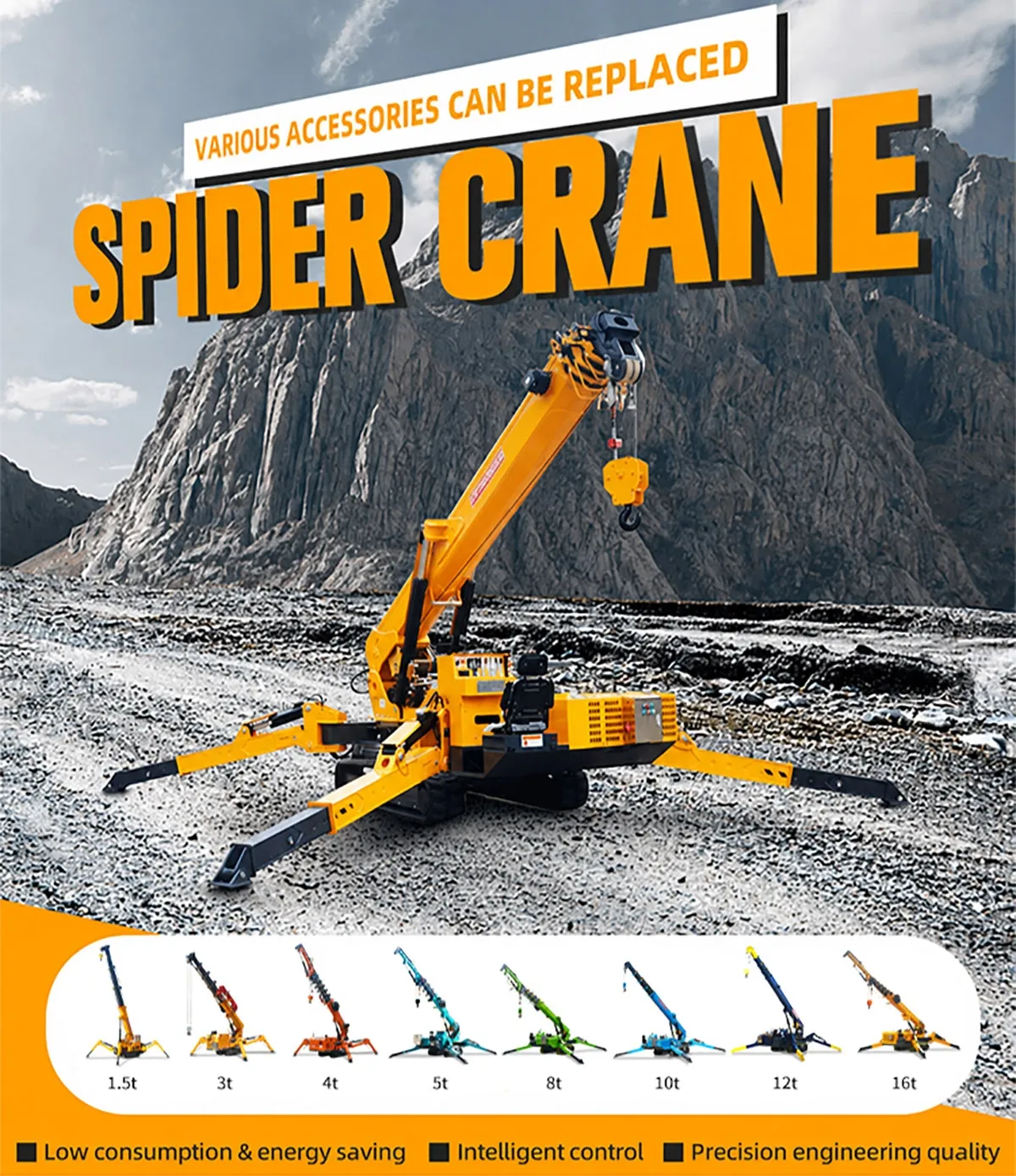What Is a Spider Crane Used For? Industry Applications Guide(Image10) What Is a Spider Crane Used For? Industry Applications Guide(Image10)