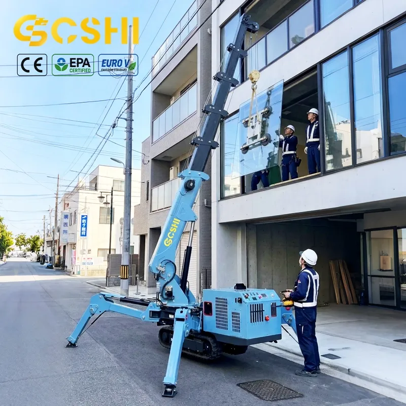 CS-1500 Mini Spider Crane – For Indoor and Narrow-Space Lifting(Image5) CS-1500 Mini Spider Crane – For Indoor and Narrow-Space Lifting(Image5)