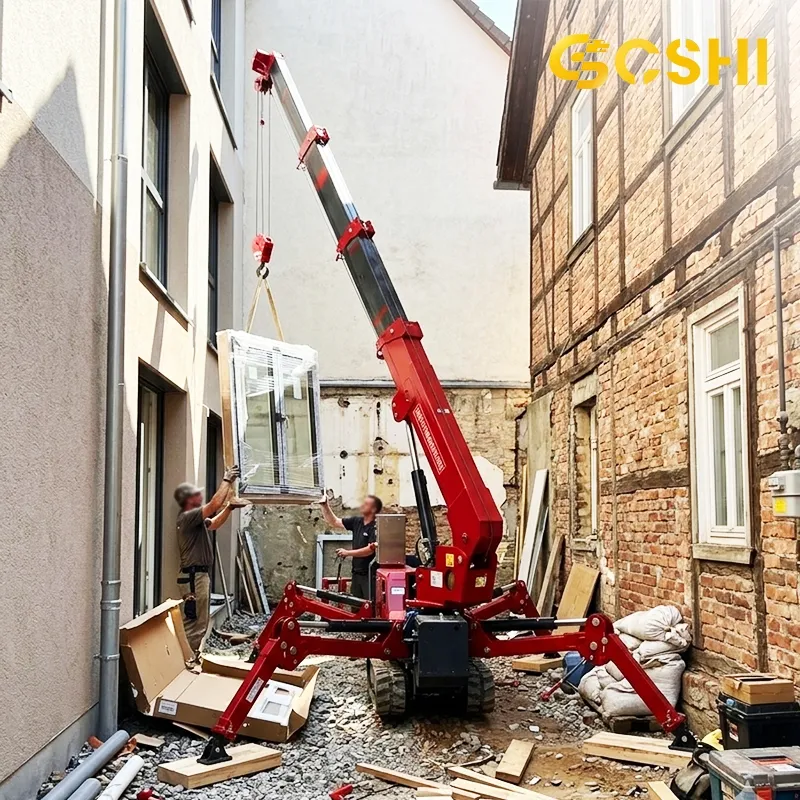 CS-1500 Mini Spider Crane – For Indoor and Narrow-Space Lifting(Image3) CS-1500 Mini Spider Crane – For Indoor and Narrow-Space Lifting(Image3)