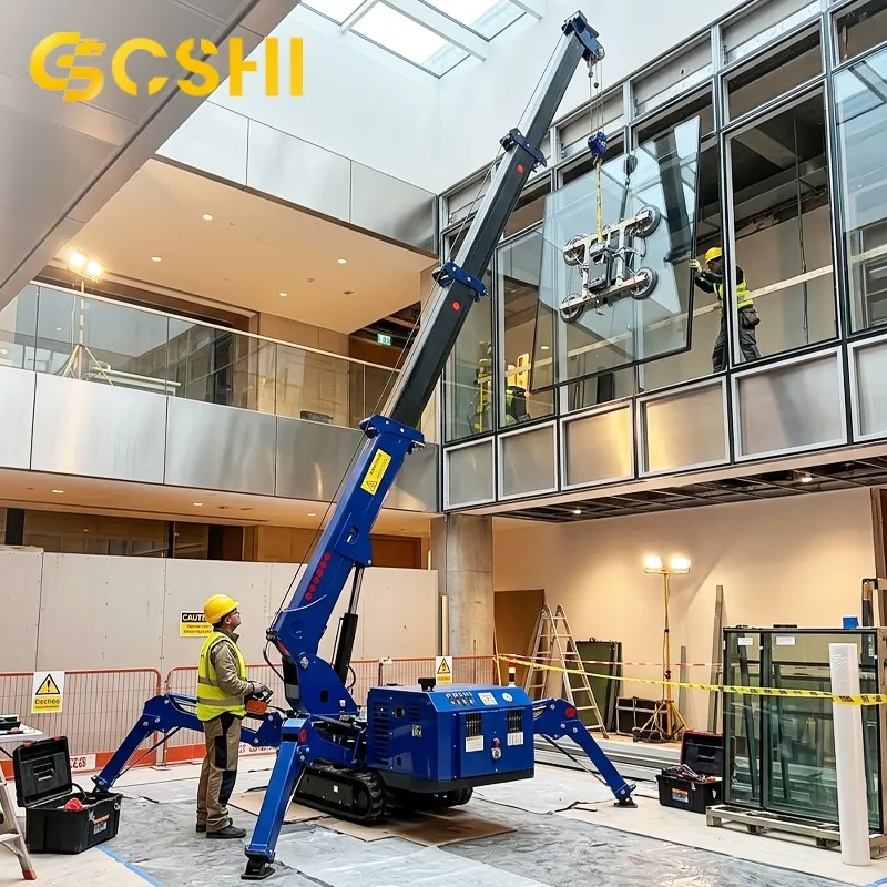 CS-1500 Mini Spider Crane – For Indoor and Narrow-Space Lifting(Image9) CS-1500 Mini Spider Crane – For Indoor and Narrow-Space Lifting(Image9)