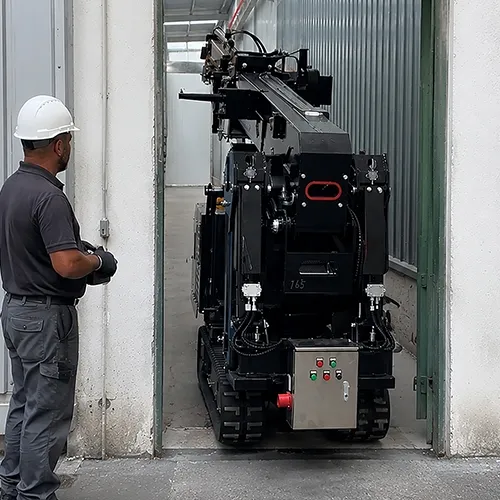 Spider Crane for Solar Panel Installation: Rooftop Lifting(Image2)