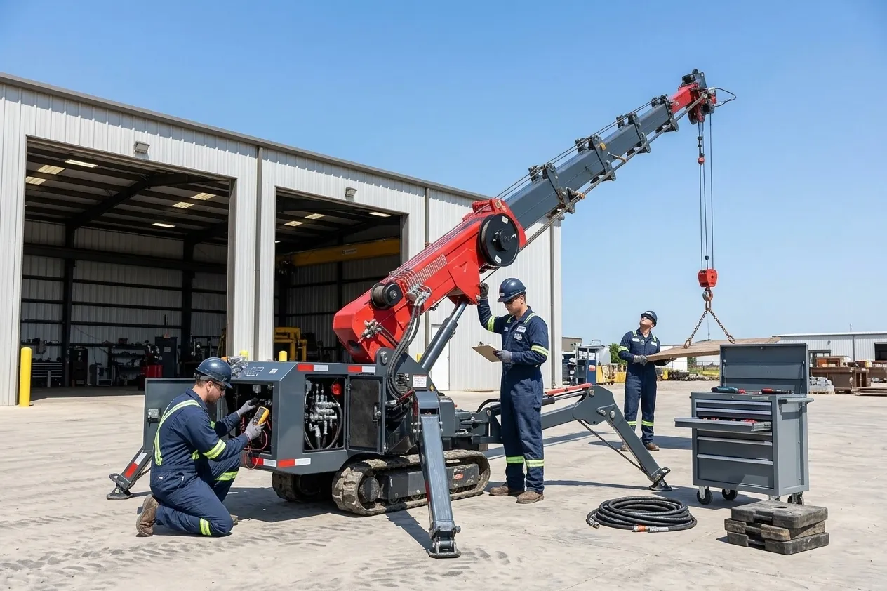 How to Lift an HVAC Unit to a Roof with a Spider Crane(Image4)