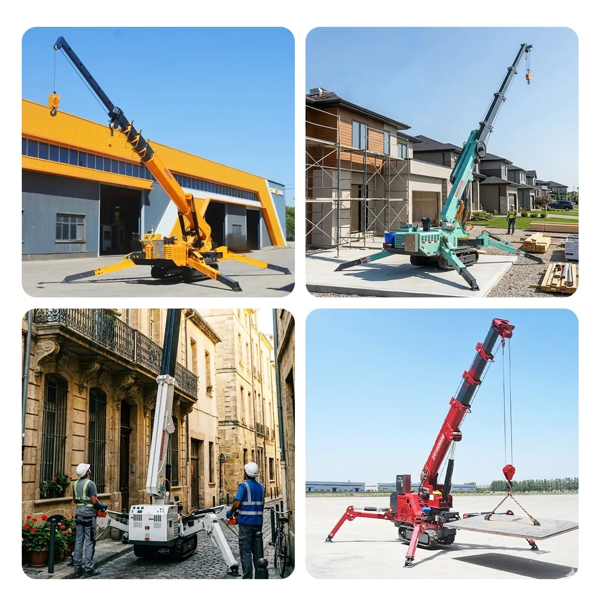 How to Lift an HVAC Unit to a Roof with a Spider Crane(Image5)